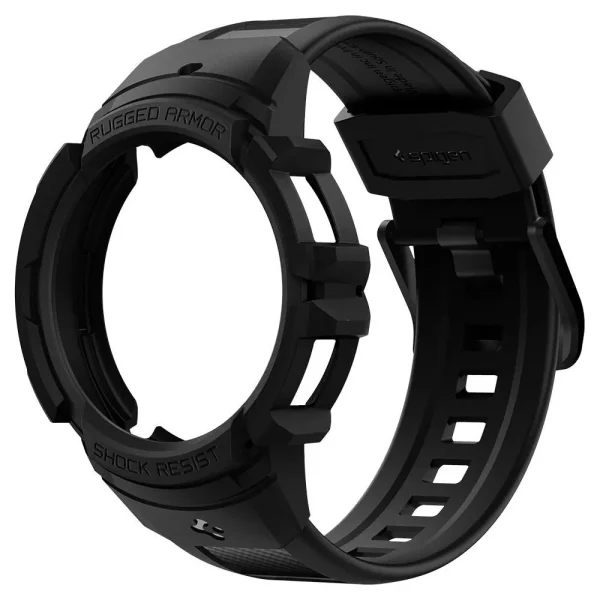 Spigen Case Rugged Armor Pro Charcoal Grey-Samsung Galaxy Watch 4/5 40mm (ACS03165) - Image 13