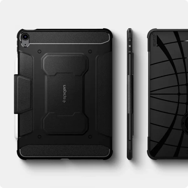 Θήκη Spigen Rugged Armor Pro Black-Apple iPad Air 4/5/6 Gen. (ACS02054) - Image 2