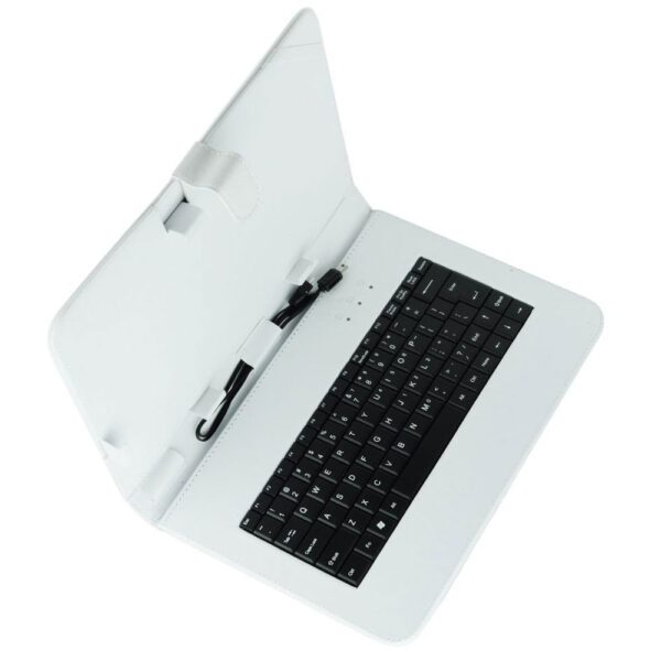 Blun Universal Case + Keyboard for Tablets 7" White (WTK-100)