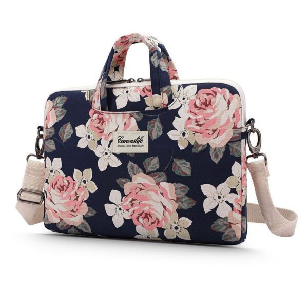 Canvaslife Briefcase for Laptop 13"-14" Navy Rose