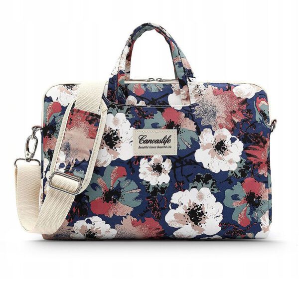 Canvaslife Briefcase for Laptop 15"-16" Blue Camellia