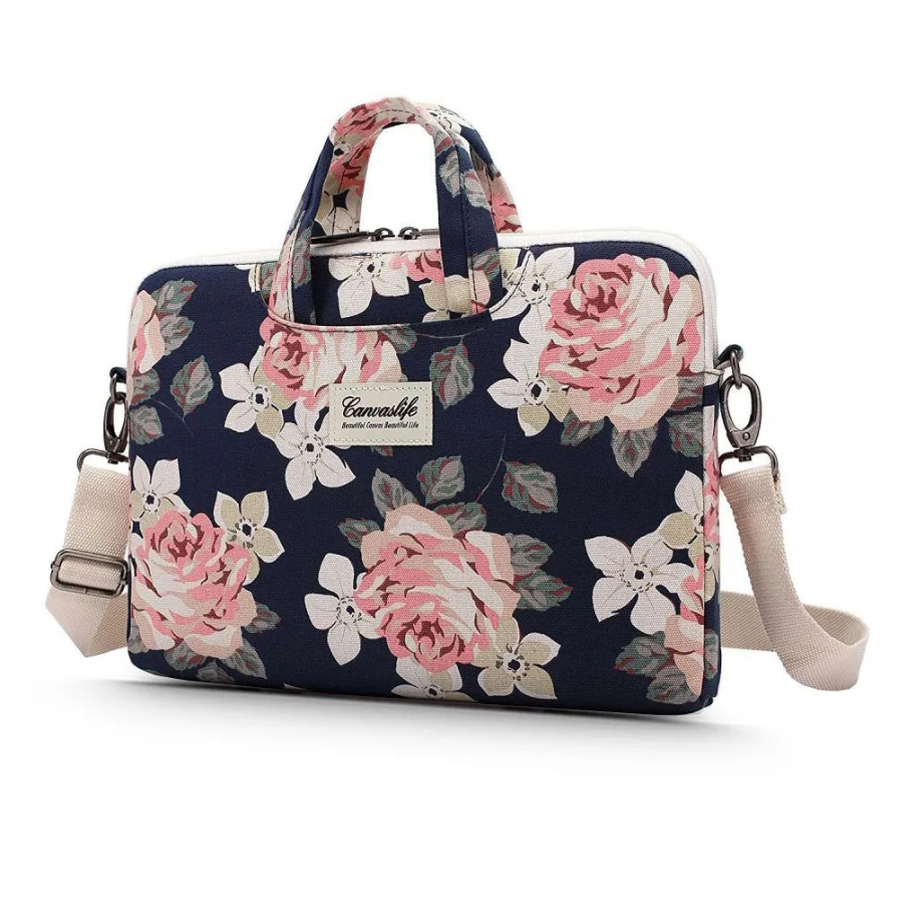 Canvaslife Briefcase for Laptop 15"-16" Navy Rose