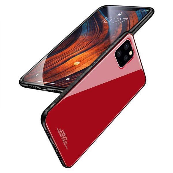 Forcell Glass Case Red for Apple iPhone 11 Pro