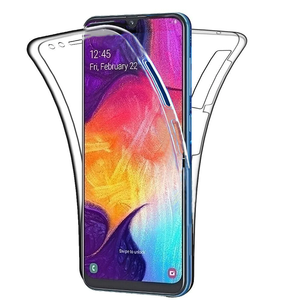 Front & Back Ultra Slim Case Clear for Samsung Galaxy A60