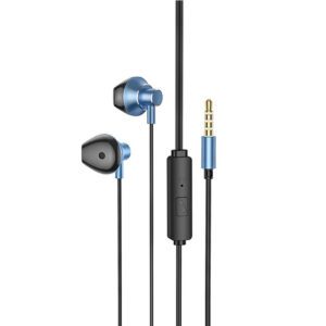 Hoco M75 Belle Wired Earphones 3.5mm with Microphone Blue