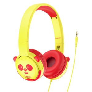 Hoco W31 Παιδικά Ακουστικά 3.5mm Κίτρινα