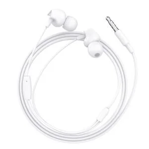 Hoco M60 Earphones 3.5mm Perfect Sound with Microphone White
