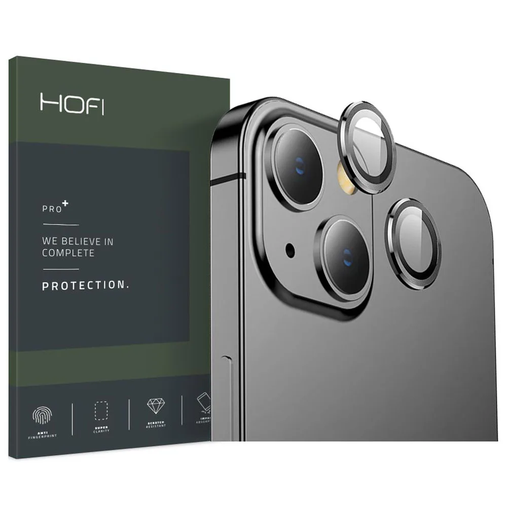 Προστασία Κάμερας iPhone 13 mini / 13 Hofi Camring Pro+ Black