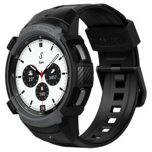 Spigen Case Rugged Armor Pro Charcoal Grey-Samsung Galaxy Watch 4 Classic 42mm (ACS03653)