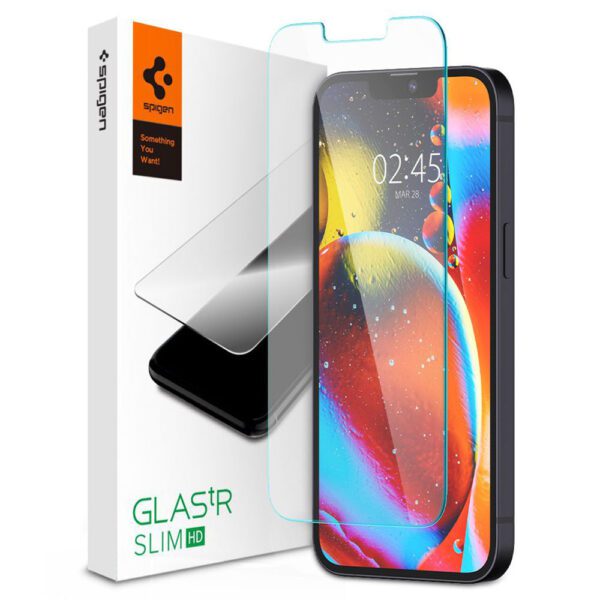 Spigen GLAS.TR Slim HD Clear-Apple iPhone 14/13/13 Pro (AGL03391) - Image 5