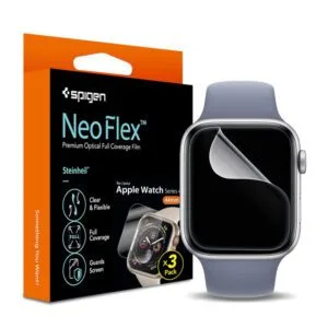 Μεμβράνη Προστασίας Apple Watch 40 41mm Spigen Neo Flex 3-Pack Clear