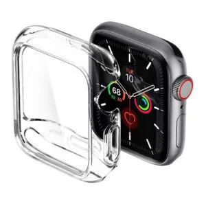 Διάφανη θήκη προστασίας Spigen Ultra Hybrid για Apple Watch 44mm με κάλυψη οθόνης