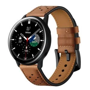 Λουράκι Samsung Galaxy Watch 4 5 5 Pro 6 7 FE Tech-Protect Leather Brown