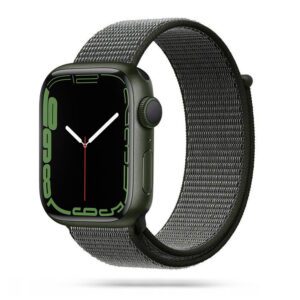 Tech-Protect Nylon Band Dark Olive-Apple Watch Series 42/44/45/49mm