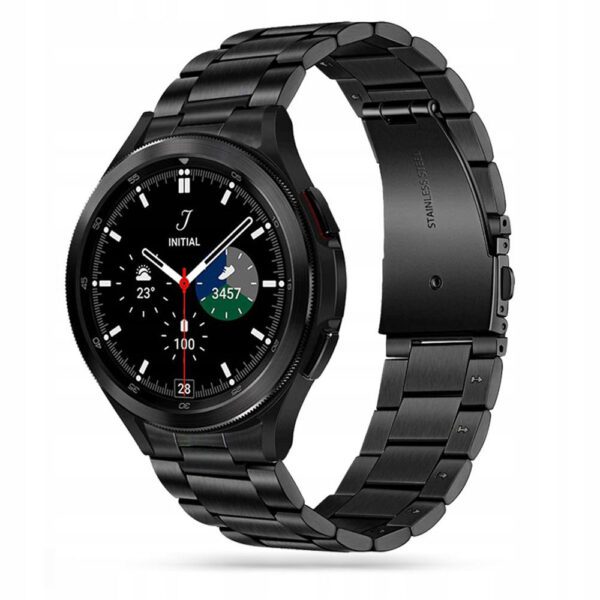 Tech-Protect Stainless Band Black-Samsung Galaxy Watch 4/5/5 Pro