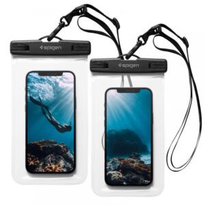 Θήκη Spigen A601 Universal Waterproof 6.8" 2-PACK Crystal Clear (AMP03098)