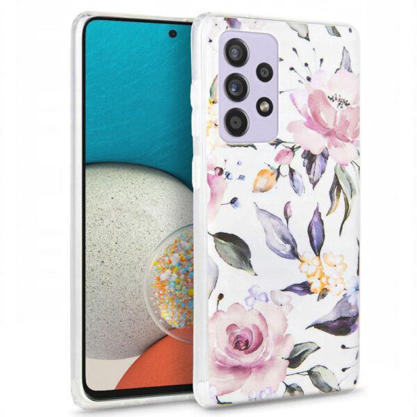 Θήκη Tech-Protect Floral White-Samsung Galaxy A53