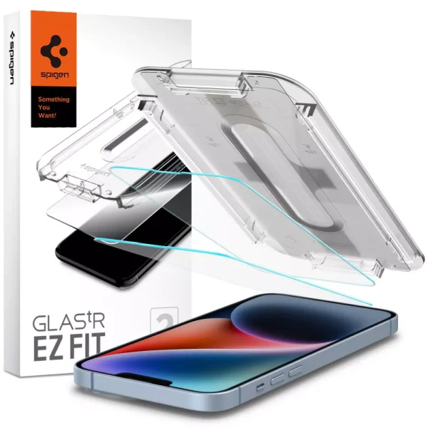 Spigen EZ Fit GLAS.tR Slim 2PCS Clear-Apple iPhone 14/13/13 Pro (AGL03385)