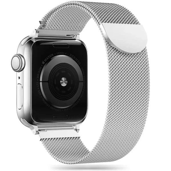 Tech-Protect Milanese Band Silver-Apple Watch Series 42/44/45/49mm