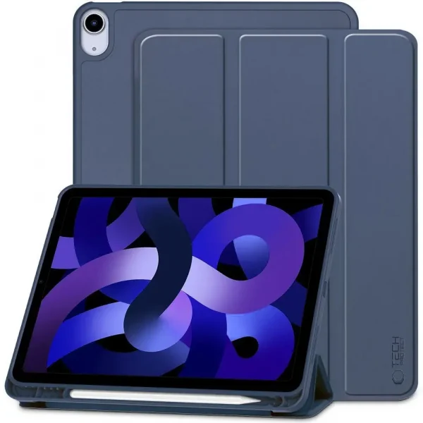 Tech-Protect Smart Case Pen Navy Blue-Apple iPad Air 4/5/6 Gen.