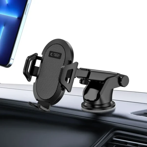 Βάση Κινητού Αυτοκινήτου Tech-Protect V1 για Παρμπρίζ / Ταμπλό Black - Image 7