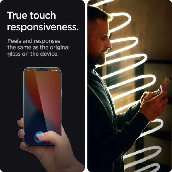 Spigen Screen Protector GLAS.tR Privacy-Apple iPhone 14 Plus/13 Pro Max (AGL03384) - Image 8