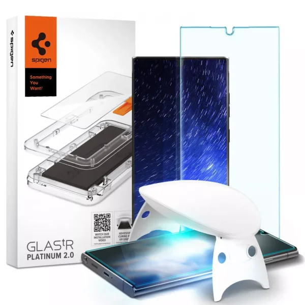 Spigen Screen Protector Platinum Tray-Samsung Galaxy S22 Ultra 5G (AGL04138)