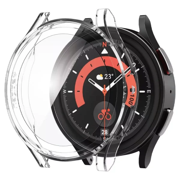 Spigen Thin Fit & Glass Crystal Clear-Samsung Galaxy Watch 5 Pro 45mm (ACS05400)