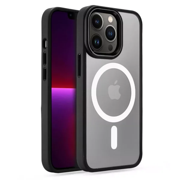 Θήκη Tech-Protect MAGMAT Magsafe Clear/Black-Apple iPhone 13 Pro