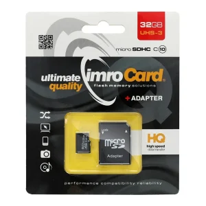 Memory Card IMro microSD 32GB with Adapter/Class 10 UHS-3