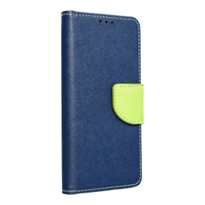 Θήκη Fancy Book Style Blue/Lime-Xiaomi Redmi Note 11/11s
