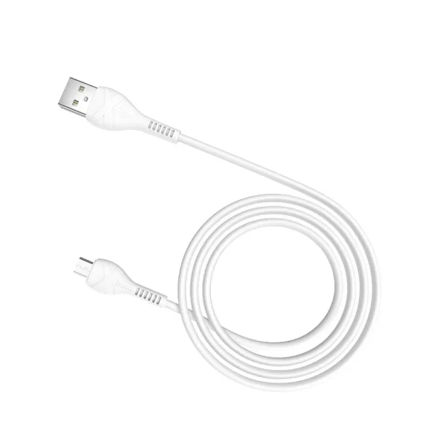 Hoco X37 Cool Power Καλώδιο Λευκό 1m (micro USB)