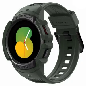 Spigen Rugged Armor Pro Military Green-Samsung Galaxy Watch 5/4 44mm (ACS05395)