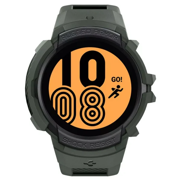 Spigen Rugged Armor Pro Military Green-Samsung Galaxy Watch 5/4 44mm (ACS05395) - Image 7