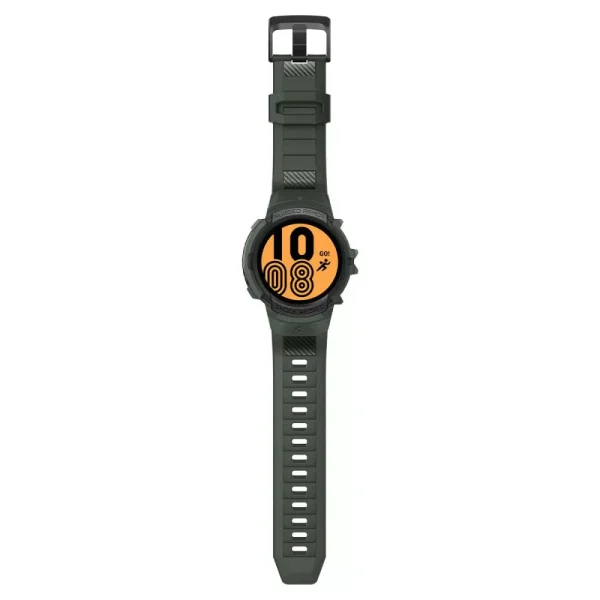 Spigen Rugged Armor Pro Military Green-Samsung Galaxy Watch 5/4 44mm (ACS05395) - Image 9