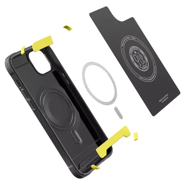 Θήκη Spigen Rugged Armor Mag (MagFit) Black-Apple iPhone 14 (ACS05036) - Image 8