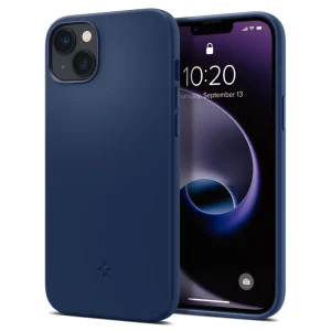 Θήκη Spigen Silicone Fit Mag (MagFit) Navy Blue-Apple iPhone 14 (ACS05068)