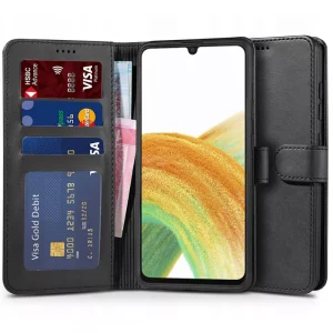 Θήκη Tech-Protect Wallet Black-Samsung Galaxy A33 5G