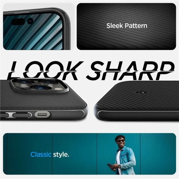 Θήκη iPhone 14 Pro Spigen Mag Armor MagSafe Matte Black (ACS04989) - Image 7