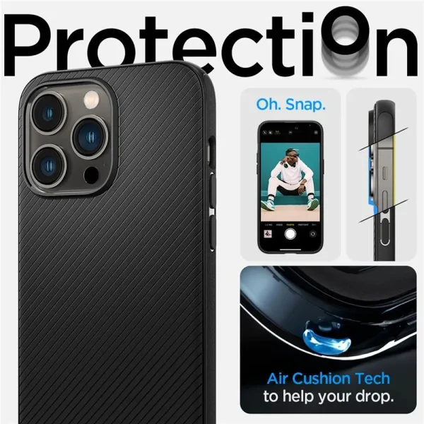 Θήκη iPhone 14 Pro Spigen Mag Armor MagSafe Matte Black (ACS04989) - Image 5