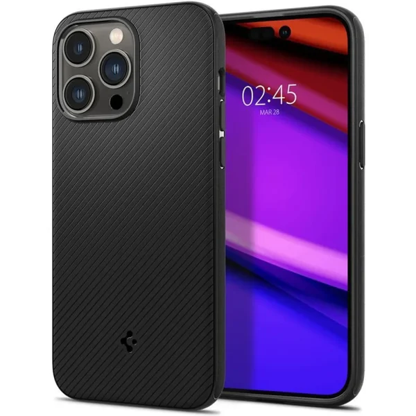 Θήκη iPhone 14 Pro Spigen Mag Armor MagSafe Matte Black (ACS04989) - Image 14