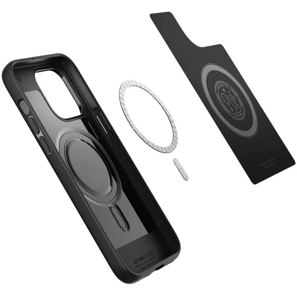 Θήκη iPhone 14 Pro Spigen Mag Armor MagSafe Matte Black (ACS04989) - Image 10