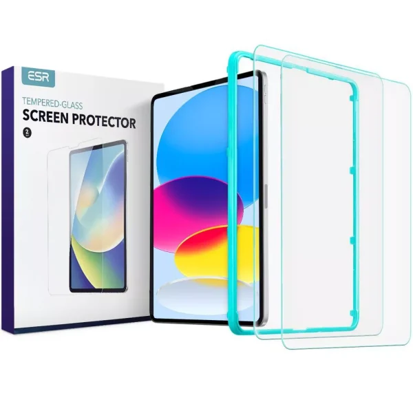 ESR Tempered Glass 2-Pack Clear-Apple iPad 10.9