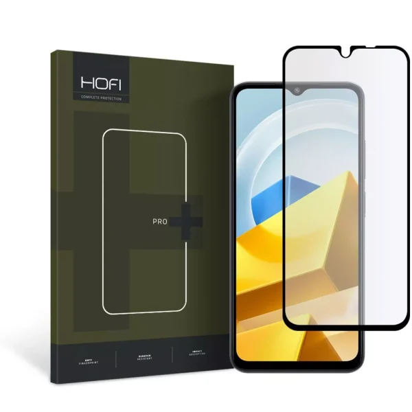 Hofi Glass PRO+ Tempered Glass Black-Xiaomi Poco M5