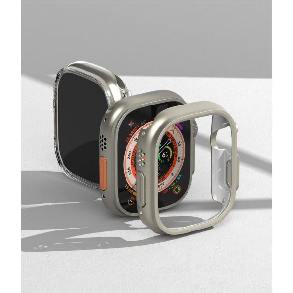 Ringke Slim 2-Pack Clear & Titanium Grey-Apple Watch Series 49mm - Image 21