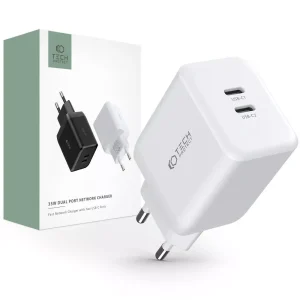 Tech-Protect C35W 2-PORT Charger PD35W White