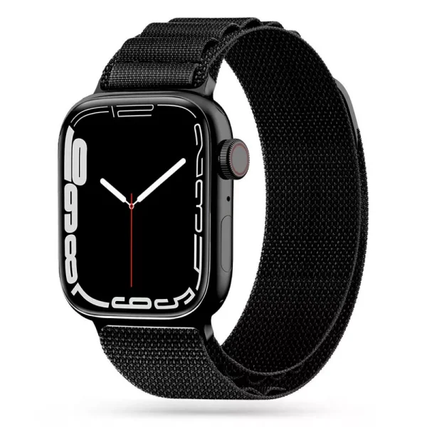 Tech-Protect Nylon Pro Band Black-Apple Watch Series 42/44/45/49mm