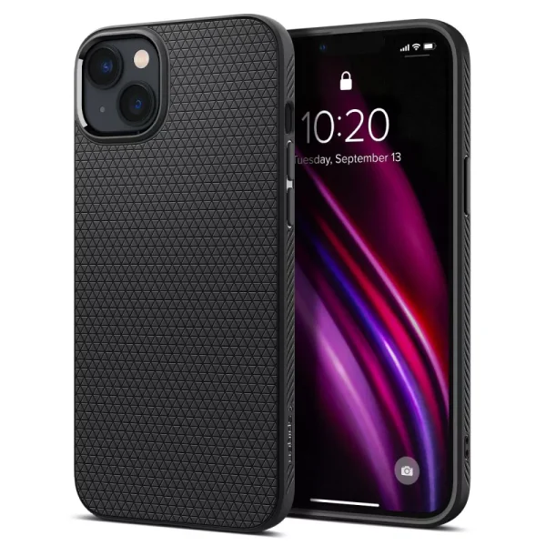 Θήκη Spigen Liquid Air Black-Apple iPhone 14 Plus (ACS04891)