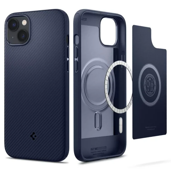 Θήκη Spigen Mag Armor Navy Blue-Apple iPhone 14 Plus (ACS04919)