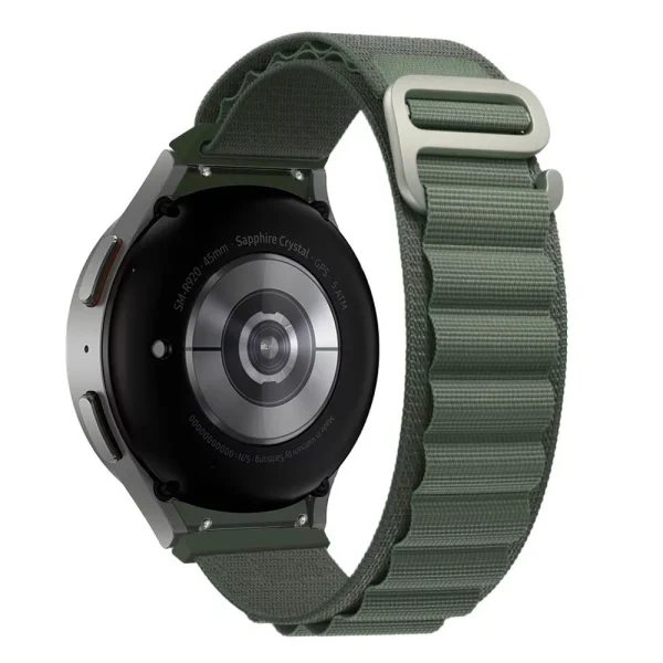Tech-Protect Nylon Pro Band Military Green-Samsung Galaxy Watch 4/5/5 Pro
